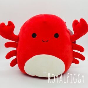 8" Squishmallow baby Carlos the Crab plush Kellytoy Stuffed Animal